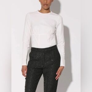 NWT Walter Baker Casey Long Sleeve Top